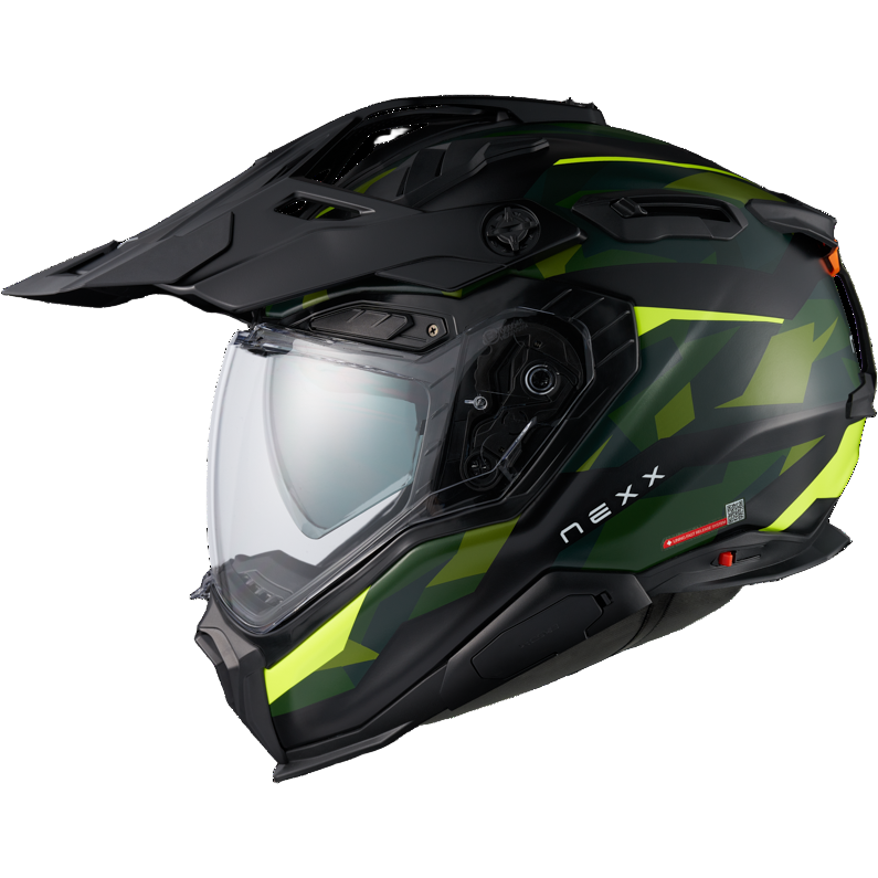 Nexx X.WED3 Trailmania Adventure Helmet Matt Grey / Neon