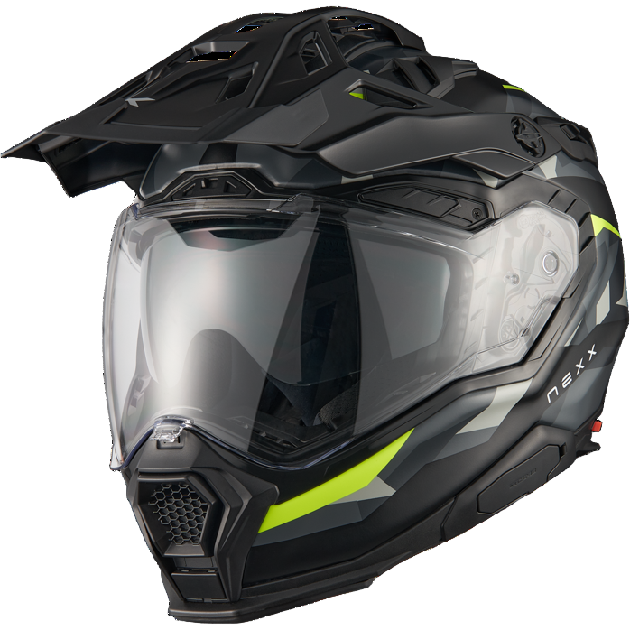 Nexx X.WED3 Trailmania Adventure Helmet Matt Grey / Neon