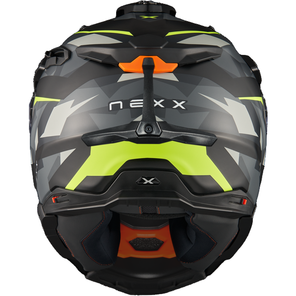 Nexx X.WED3 Trailmania Adventure Helmet Matt Grey / Neon