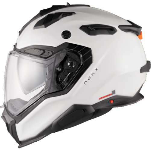 Nexx X.WED3 Plain Adventure Helmet Pearl White - FREE UK Shipping, FREE 365 Day Returns | Moto Central