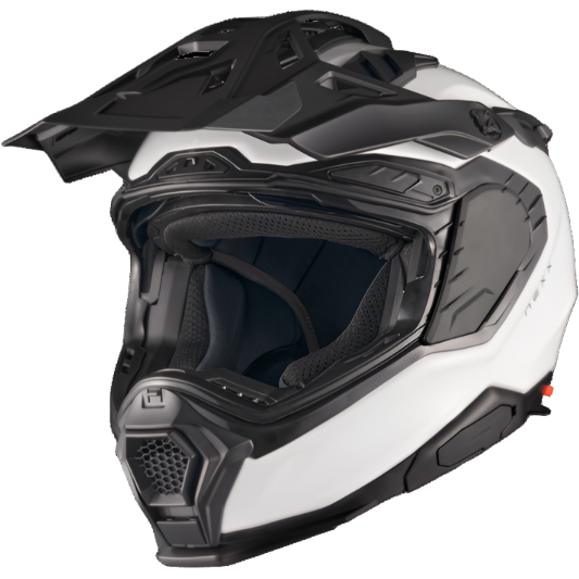 Nexx X.WED3 Plain Adventure Helmet Pearl White - FREE UK Shipping, FREE 365 Day Returns | Moto Central