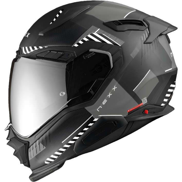 Nexx X.WST3 Fluence Full Face Helmet Matt Black / Silver