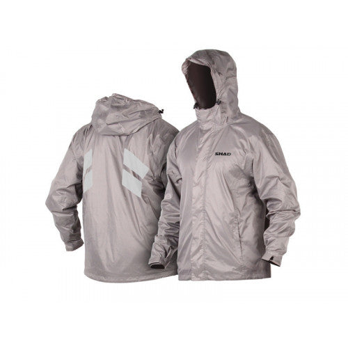 SHAD 100% Waterproof Rain Jacket Silver