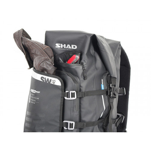 SHAD 100% Waterproof SW45 Backpack - FREE UK Shipping, FREE 365 Day Returns | Moto Central