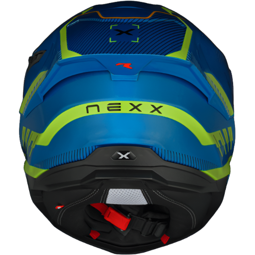 Nexx Y.100R Baron Full Face Helmet Sky Blue / Neon