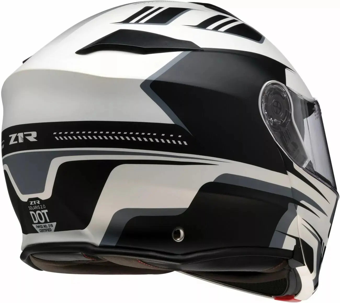 Z1R Solaris Slater Black / White  - FREE UK Shipping, FREE 365 Day Returns | Moto Central