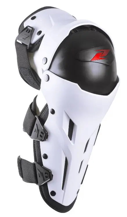 Zandona 3261 X-Treme Knee Guards White / Red - FREE UK Shipping, FREE 365 Day Returns | Moto Central