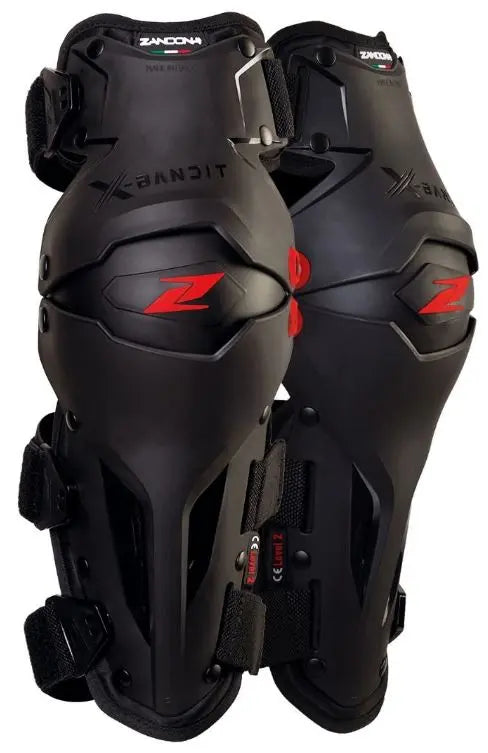 Zandona 3262 X-Bandit Knee Guards Black - FREE UK Shipping, FREE 365 Day Returns | Moto Central