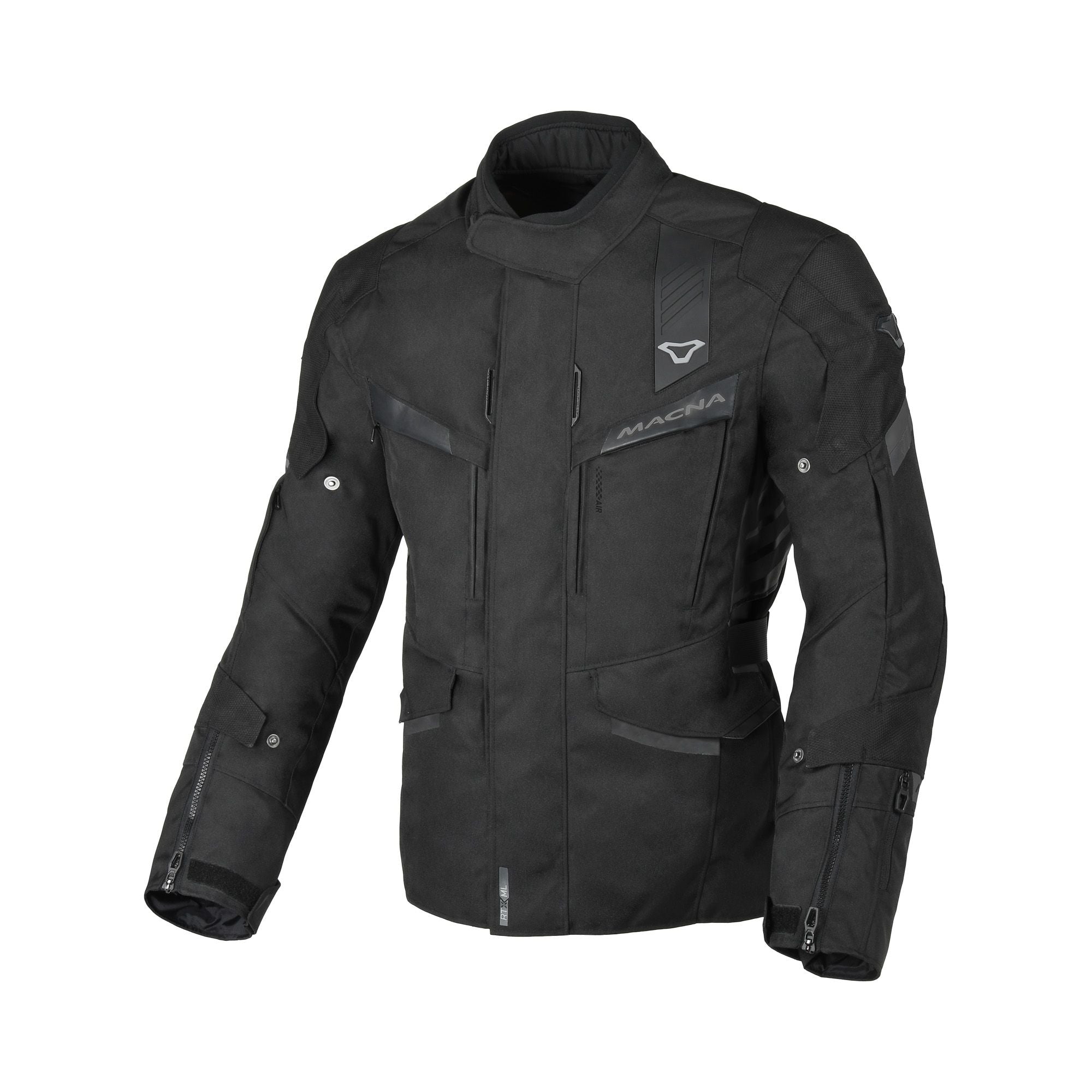 Macna Zastro Textile Jacket Black - FREE UK Shipping, FREE 365 Day Returns | Moto Central