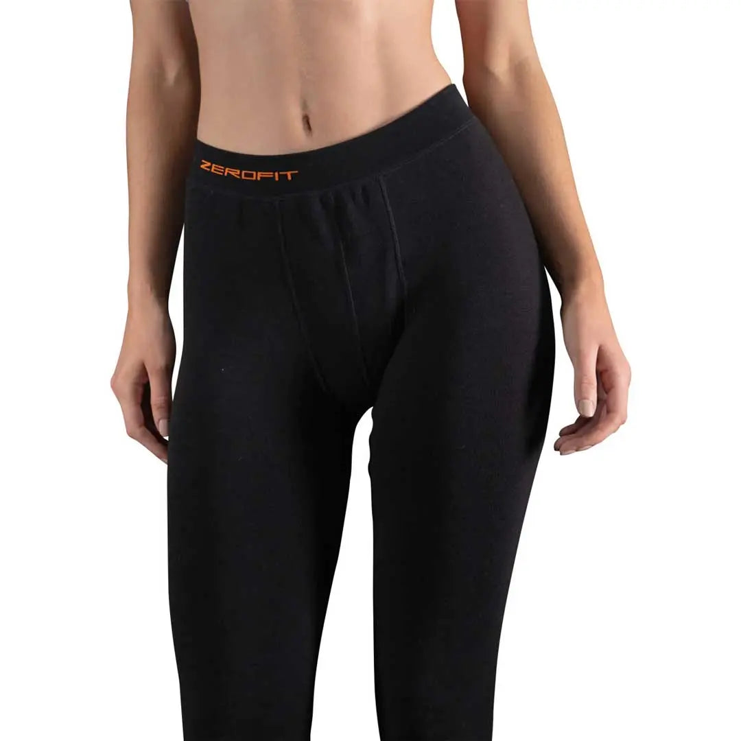 ZeroFit Ultimate Heatrub Ladies Leggings Black FREE UK Delivery, FREE 365 Day Returns | Moto Central