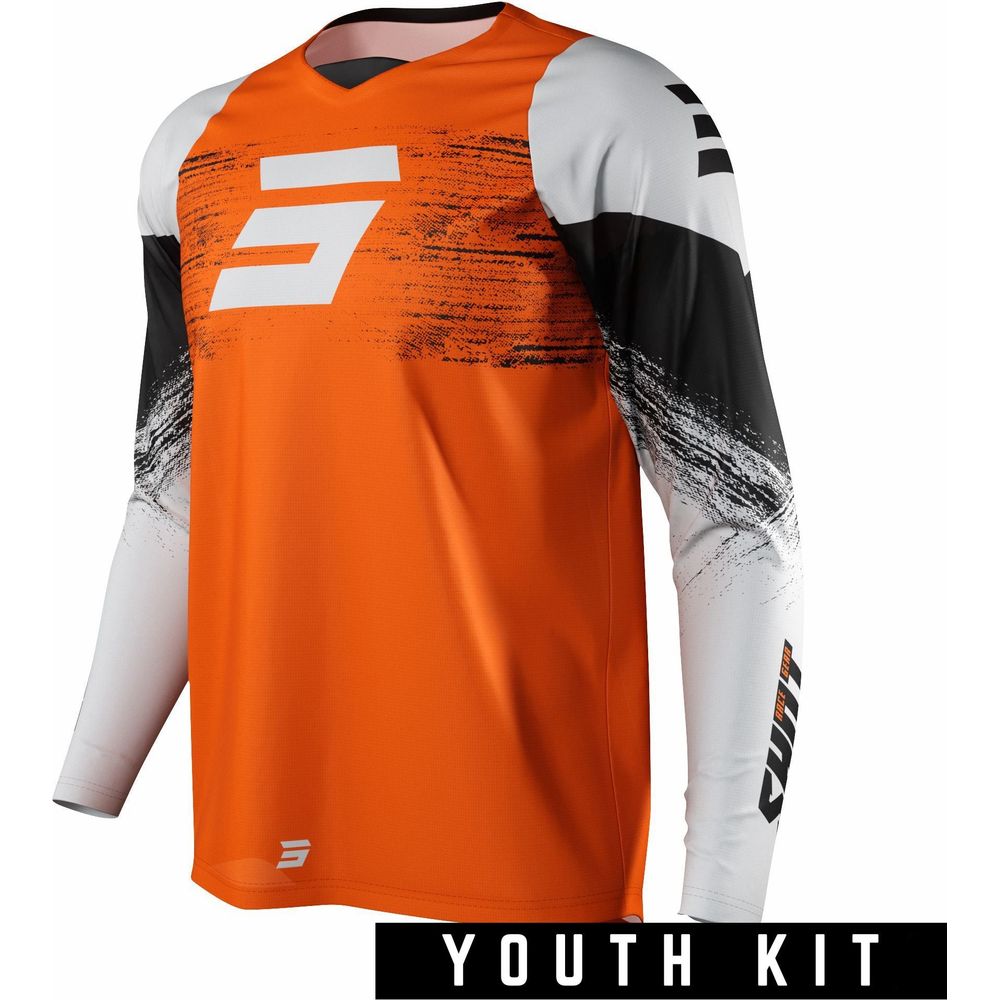 Shot Raw Youth Jersey Burst Orange