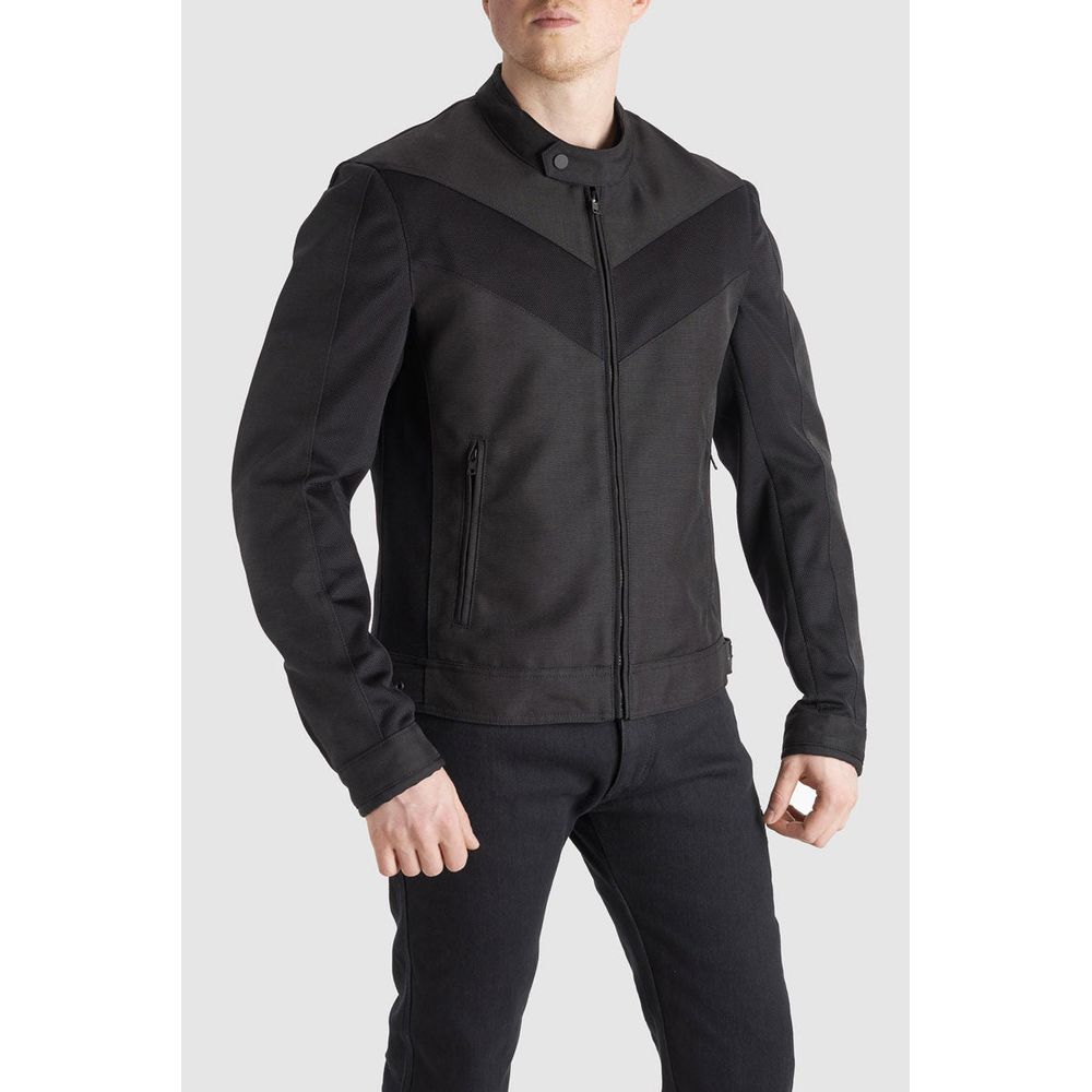 Pando Moto Air Tate Textile Jacket Black  - FREE UK Shipping, FREE 365 Day Returns | Moto Central