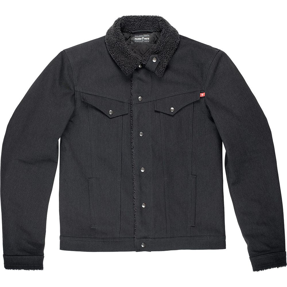 Pando Moto Husky 2.0 Denim Jacket Black