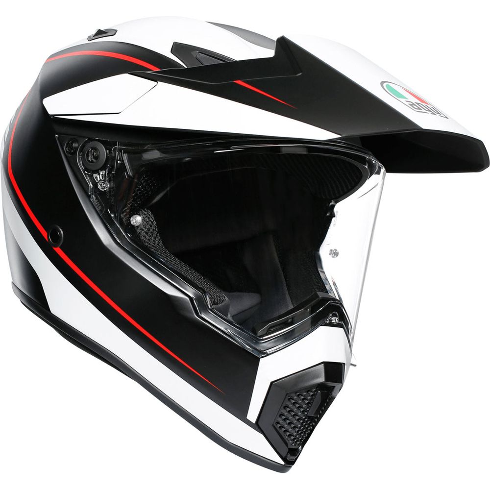 AGV AX9 Pacific Road Full Face Helmet Matt Black / White / Red