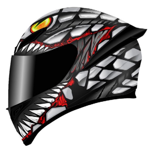 AGV K1-S Lyzard Full Face Helmet Black / Grey / Red