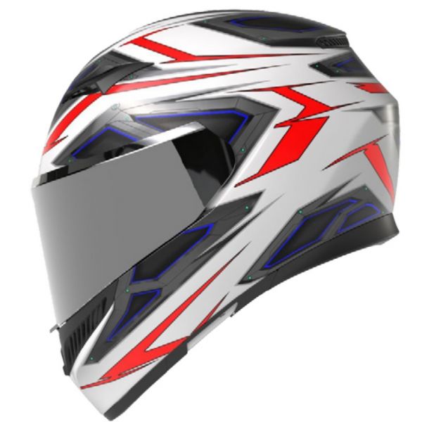 AGV K3 Space Full Face Helmet White / Fluo Red