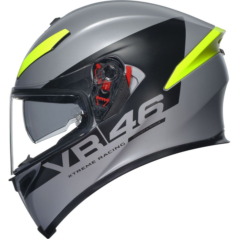 AGV K5 S Apex 46 Full Face Helmet Grey / Black - FREE UK Shipping, FREE 365 Day Returns | Moto Central