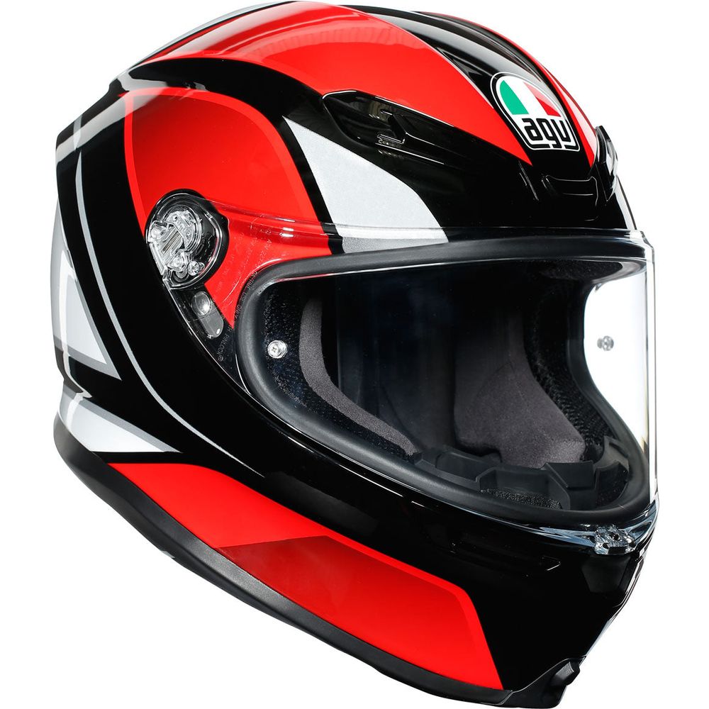 AGV K6 Hyphen Full Face Helmet Black / Red / White