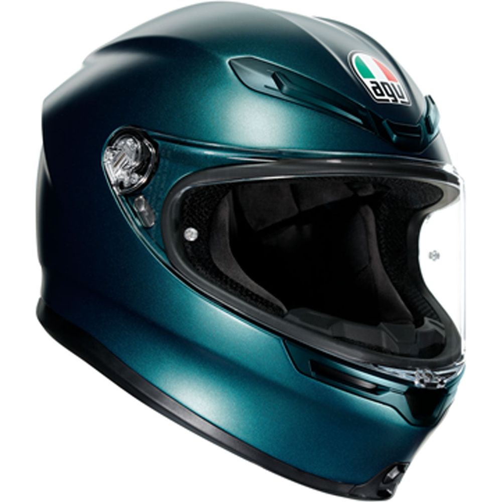 AGV K6 Full Face Helmet Matt Petrolio Blue