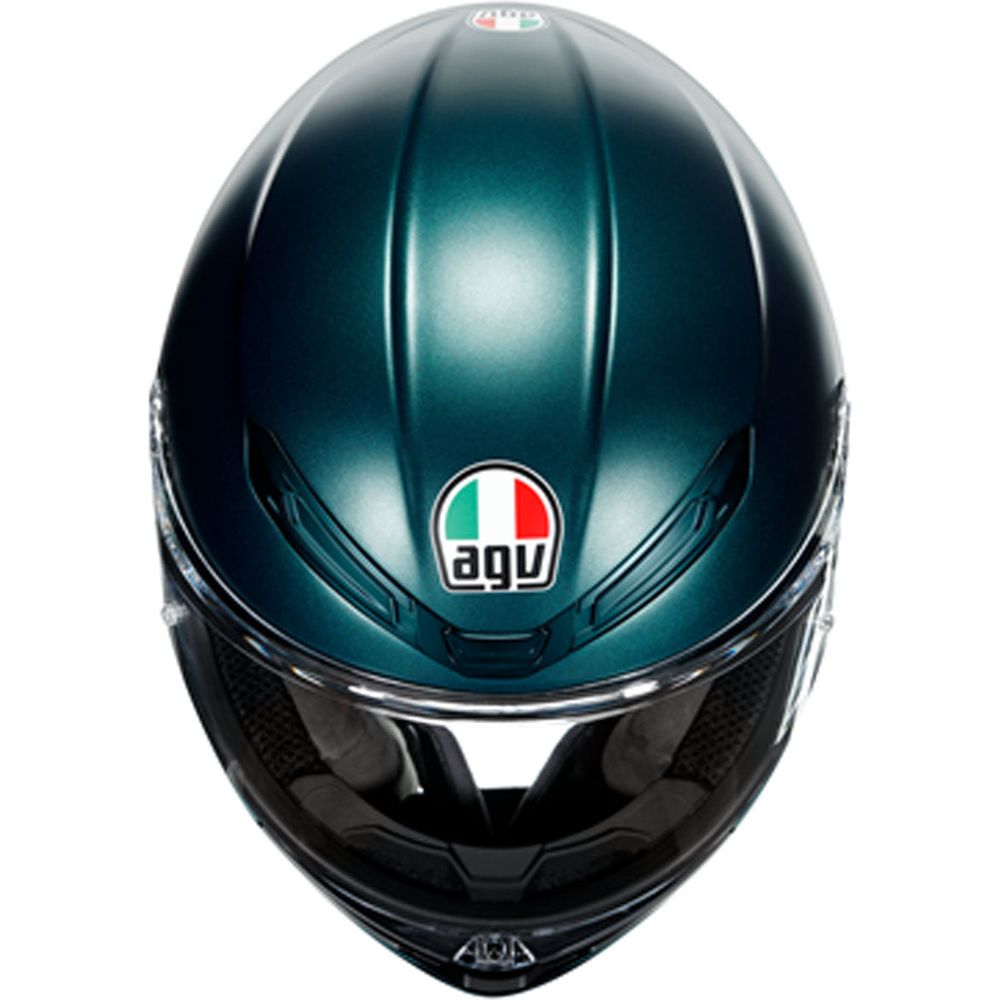 AGV K6 Full Face Helmet Matt Petrolio Blue