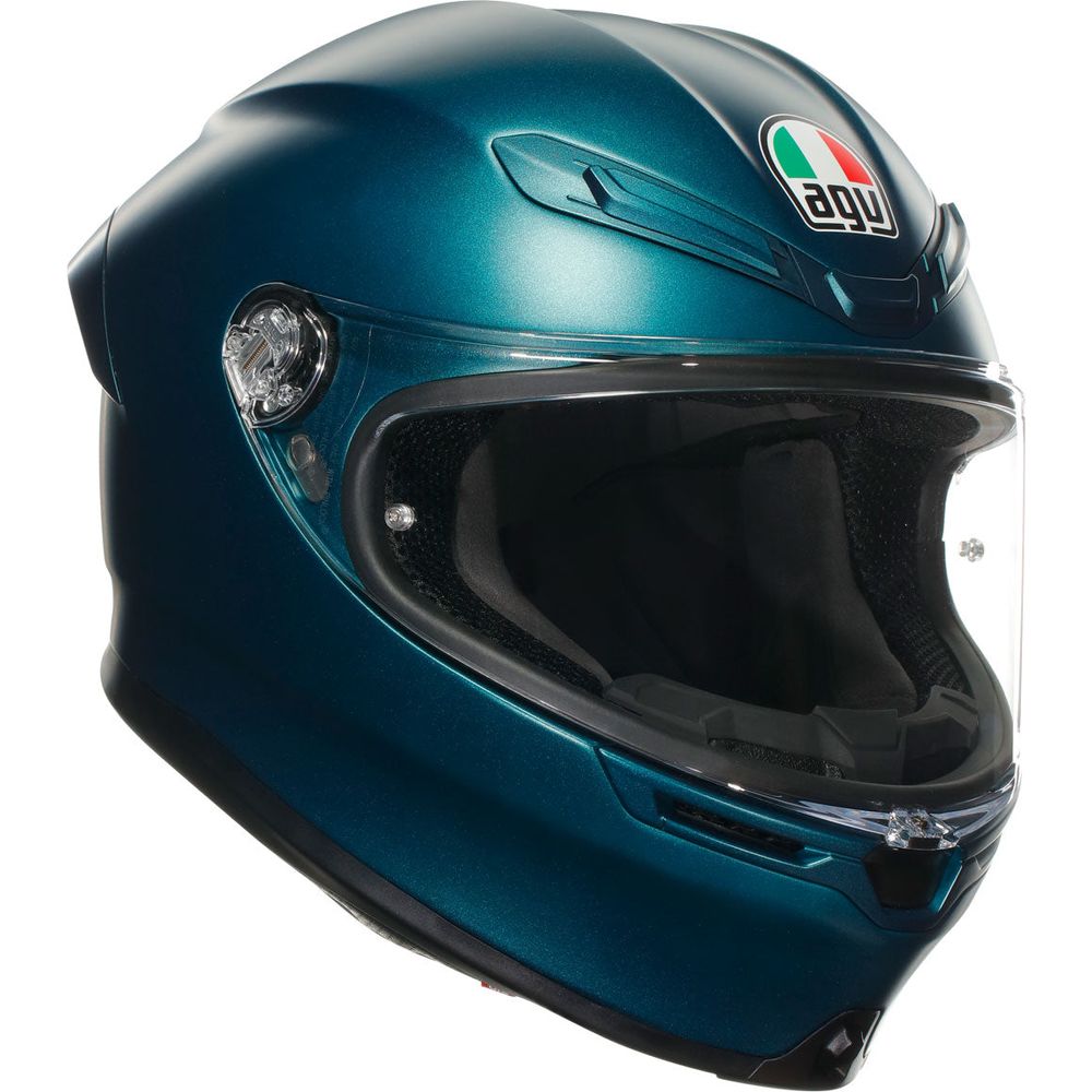 AGV K6-S Solid Full Face Helmet Petrolio Blue