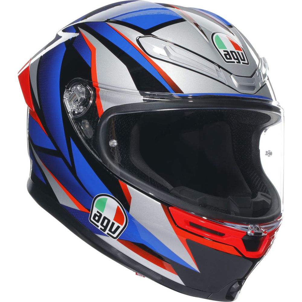 AGV K6-S Slashcut Full Face Helmet Black / Blue / Red