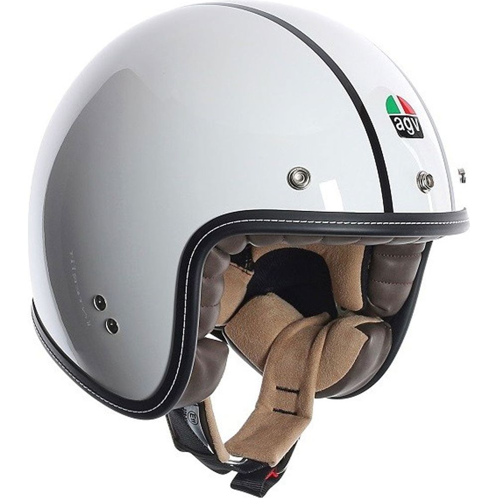 AGV RP60 Open Face Helmet Bonneville Gladiator White