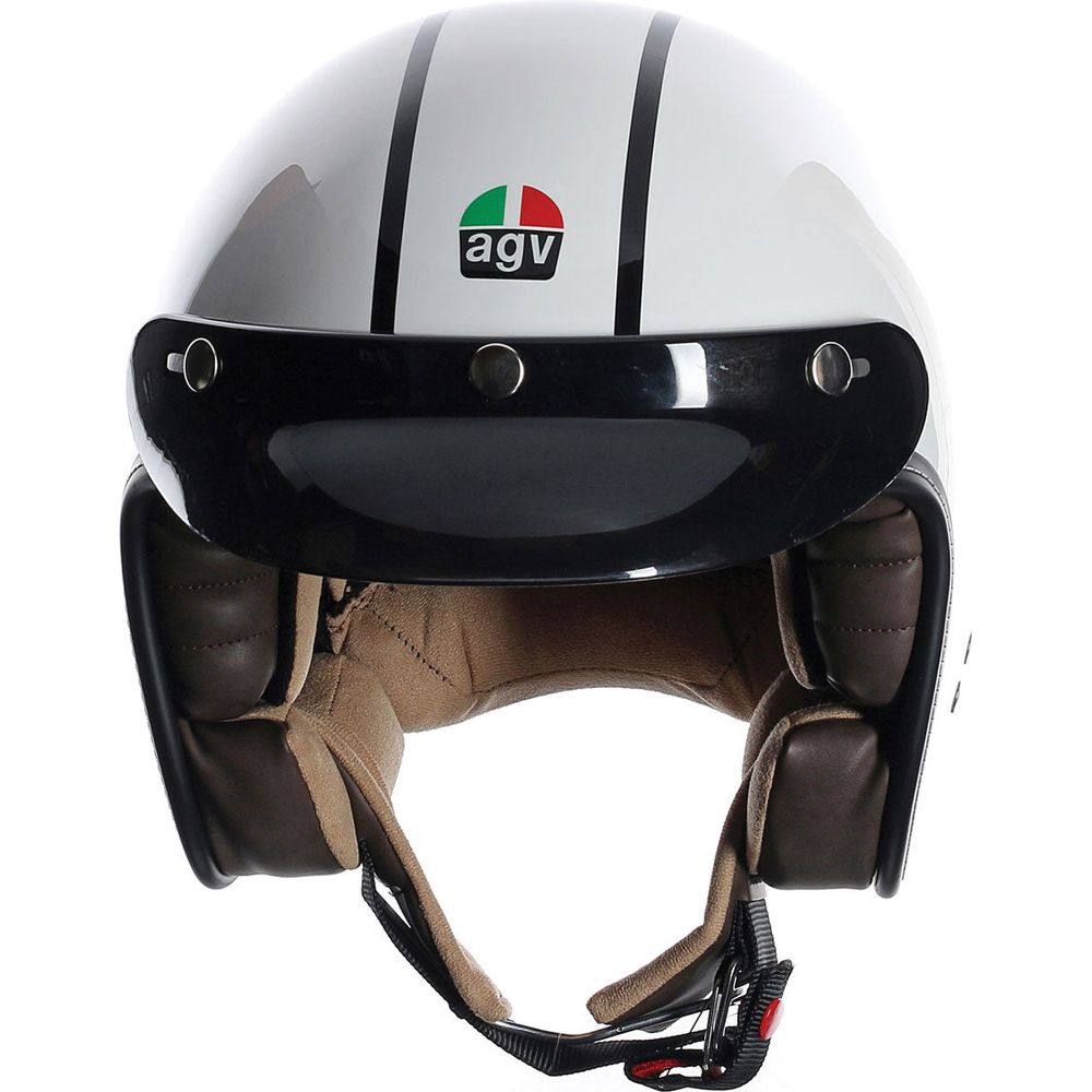 AGV RP60 Open Face Helmet Bonneville Gladiator White - FREE UK Shipping, FREE 365 Day Returns | Moto Central