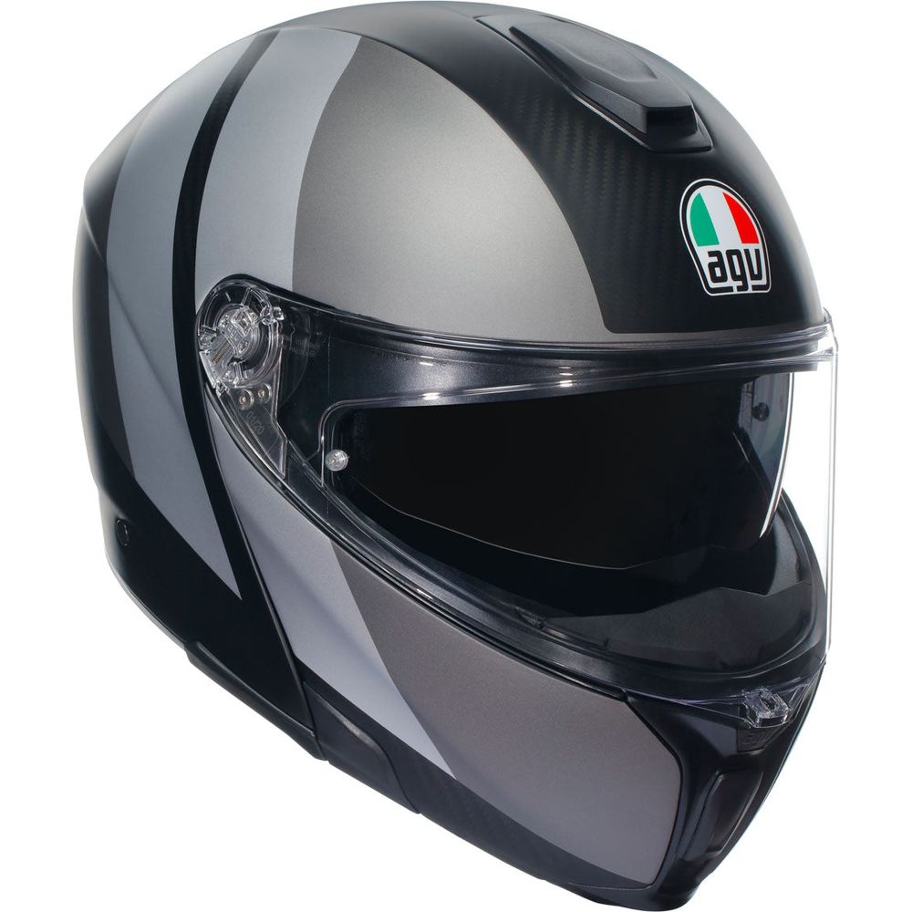 AGV Sports Modular Overlay Flip-Up Helmet Matt Grey / Silver