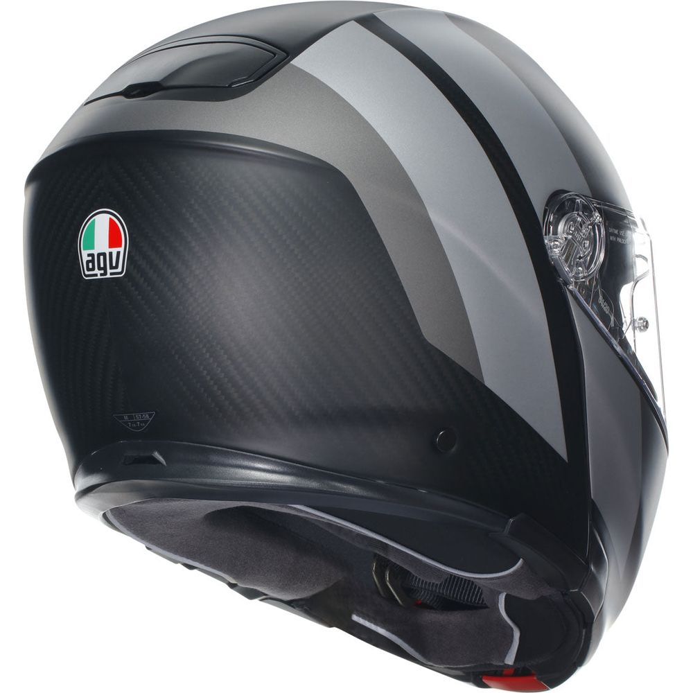 AGV Sports Modular Overlay Flip-Up Helmet Matt Grey / Silver - FREE UK Shipping, FREE 365 Day Returns | Moto Central