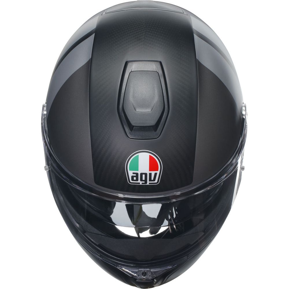 AGV Sports Modular Overlay Flip-Up Helmet Matt Grey / Silver - FREE UK Shipping, FREE 365 Day Returns | Moto Central