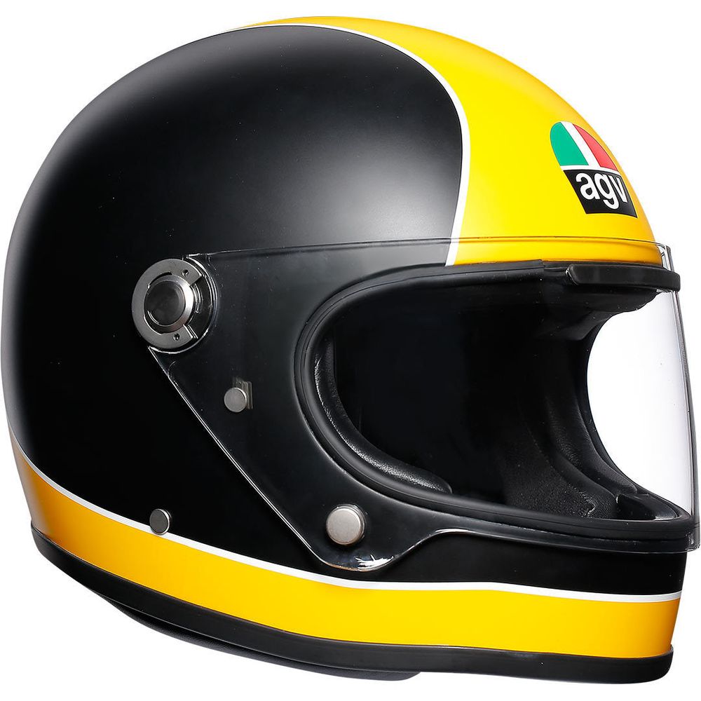 AGV X3000 Full Face Helmet Super Matt Black / Yellow