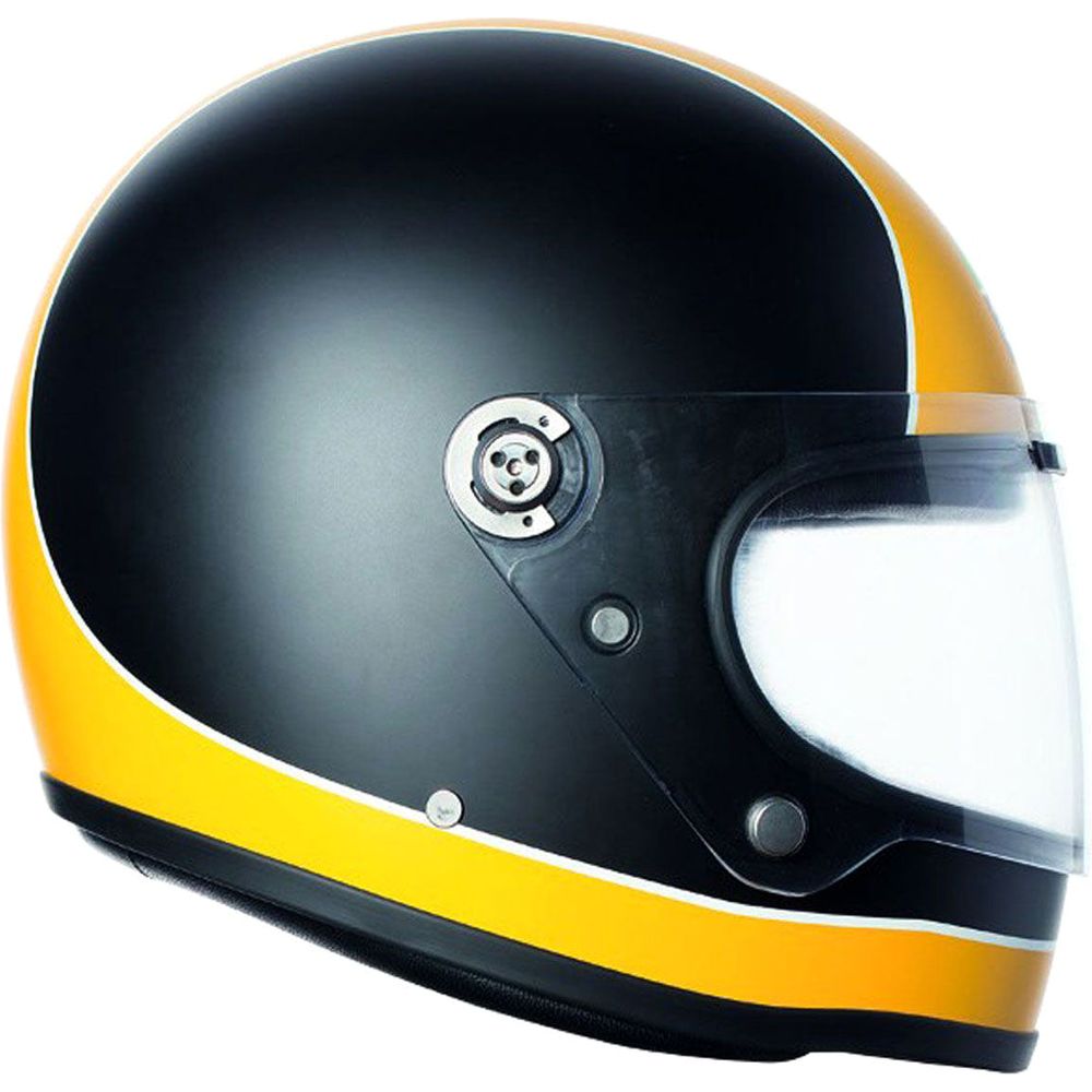 AGV X3000 Full Face Helmet Super Matt Black / Yellow - FREE UK Shipping, FREE 365 Day Returns | Moto Central