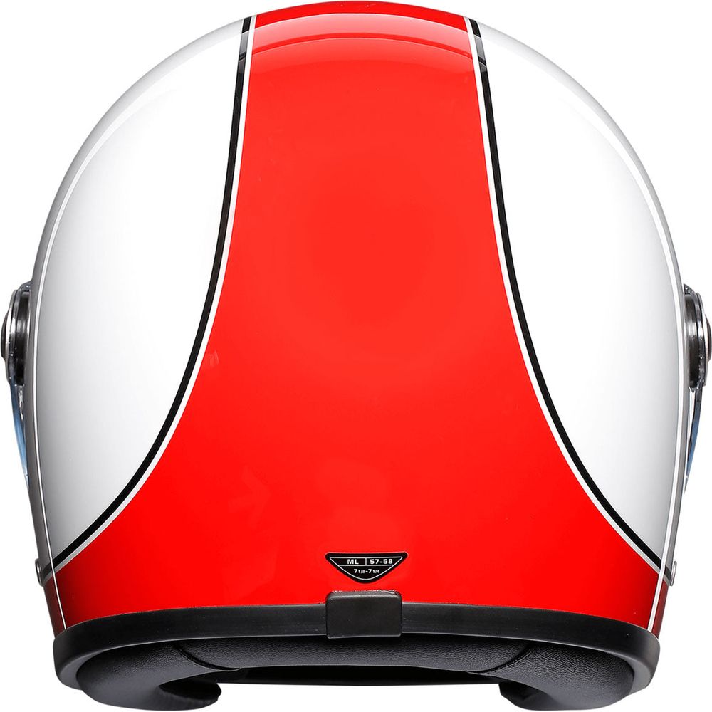 AGV X3000 Full Face Helmet Super Red / White  - FREE UK Shipping, FREE 365 Day Returns | Moto Central