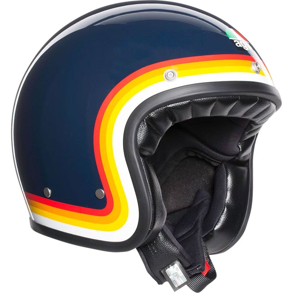 AGV X70 Open Face Helmet Riviera Blue / Rainbow