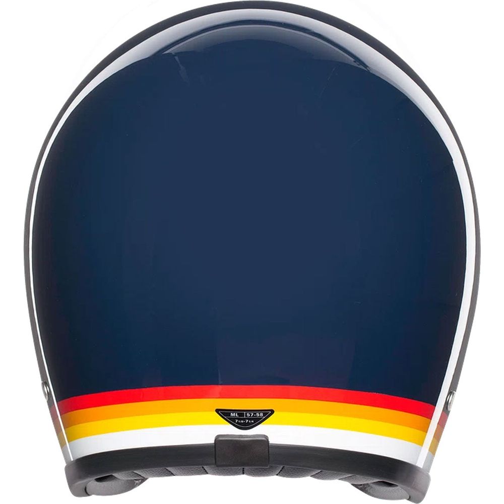 AGV X70 Open Face Helmet Riviera Blue / Rainbow - FREE UK Shipping, FREE 365 Day Returns | Moto Central