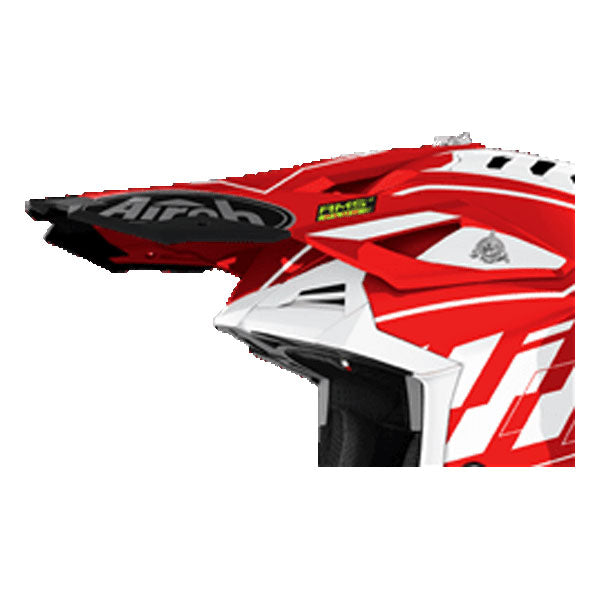 Airoh Peak For Aviator 3 Rampage Gloss Red Helmet