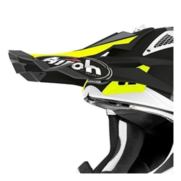 Airoh Peak Black For Aviator Ace Trick Matt Yellow Helmet