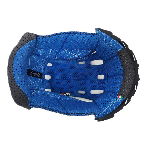 Airoh Centre Pad Yellow / Blue For Aviator 2.2 Helmets