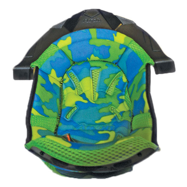 Airoh Centre Pad Yellow / Blue For Twist Helmets