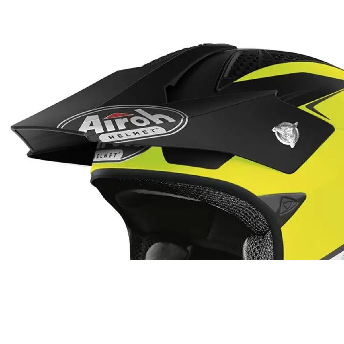 Airoh Peak For TRR S Keen Matt Yellow / Black Helmet