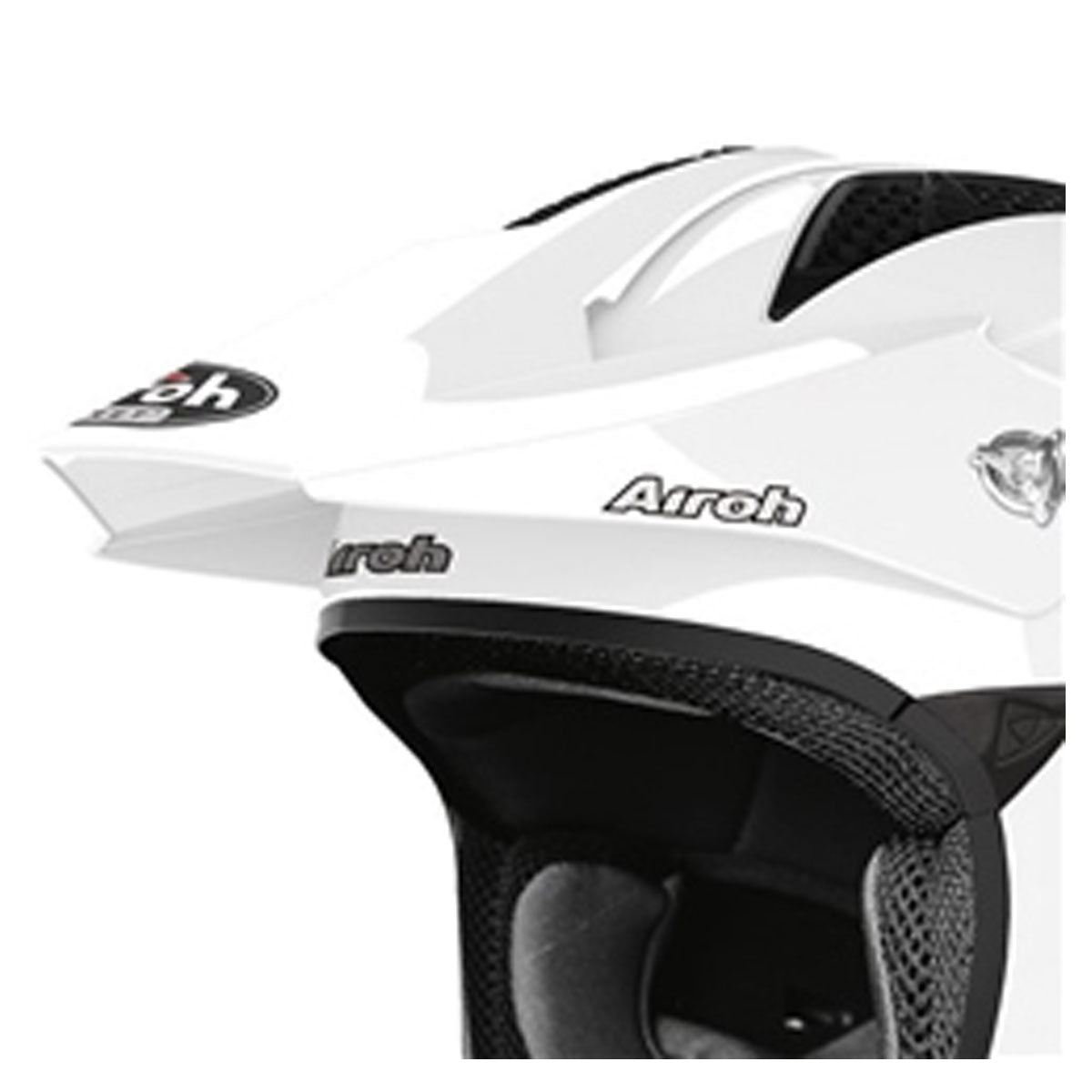 Airoh Peak For TRR S Color Gloss White Helmet