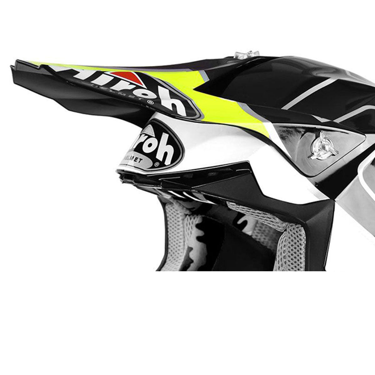 Airoh Peak For Twist Cairoli Mantova Yellow Helmet - FREE UK Shipping, FREE 365 Day Returns | Moto Central