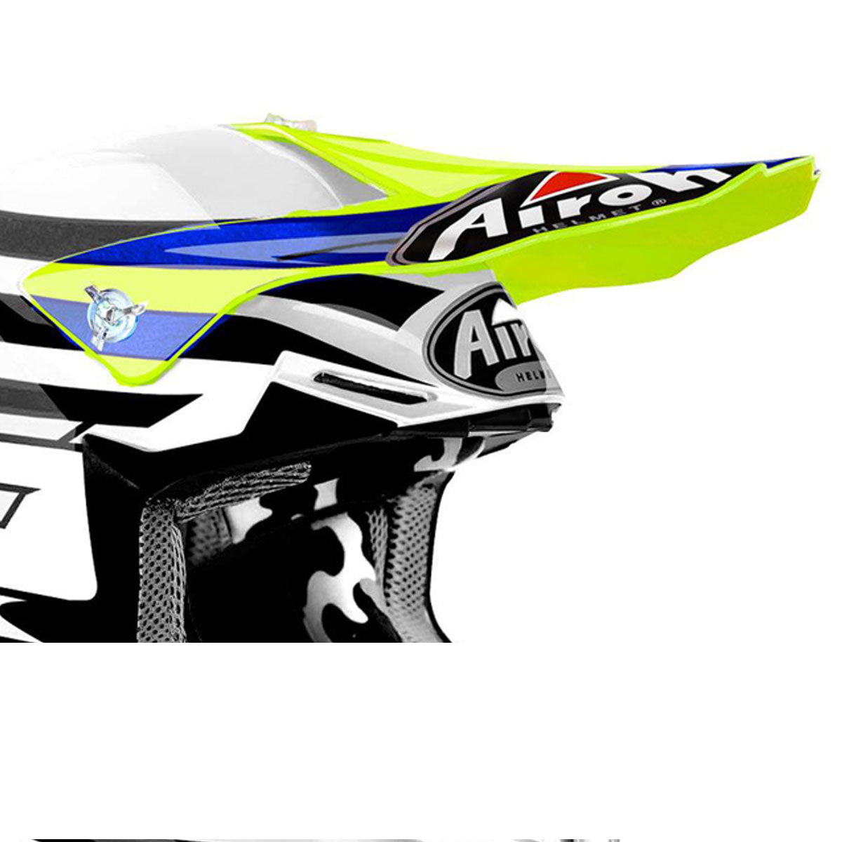 Airoh Peak For Twist Cairoli Qatar Yellow Helmet - FREE UK Shipping, FREE 365 Day Returns | Moto Central