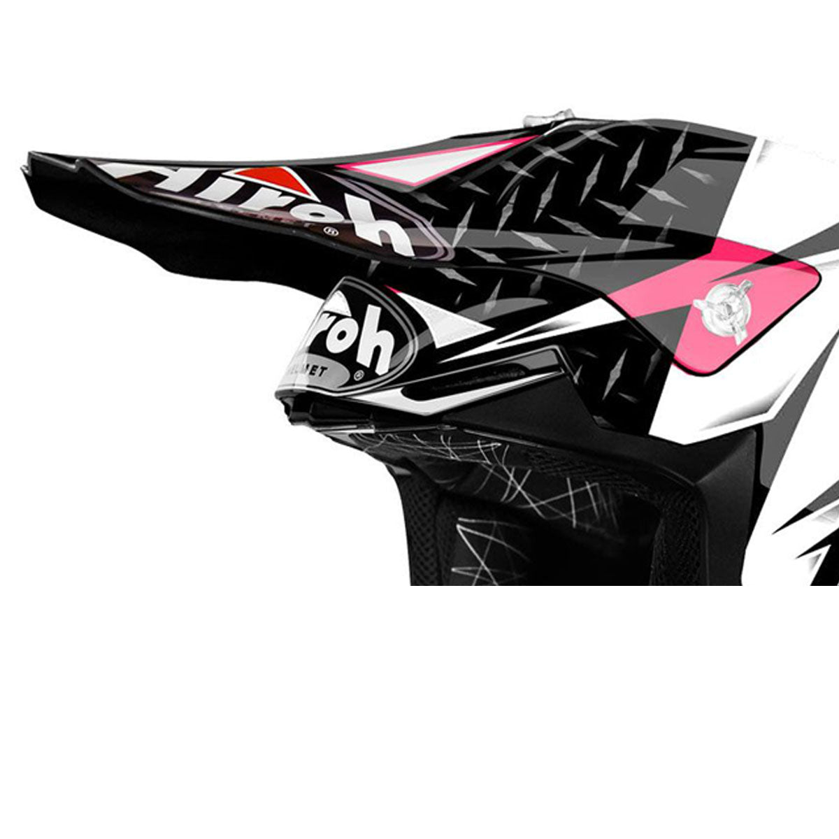 Airoh Peak For Twist Iron Pink / Black Helmet