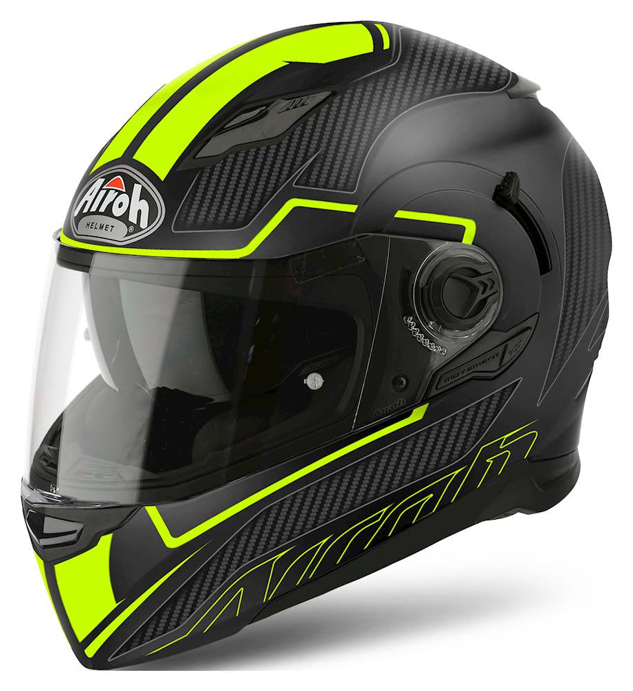 Airoh Movement S Full Face Helmet Faster Matt Yellow