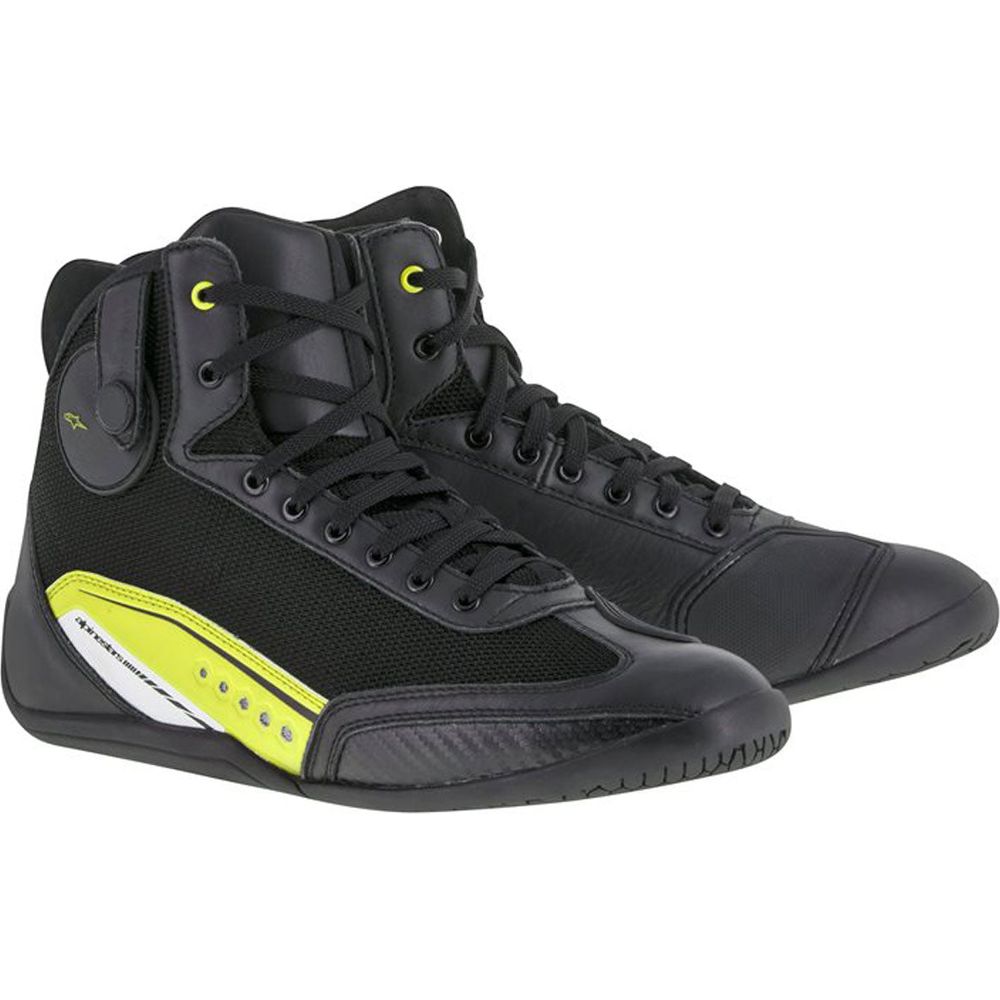 Alpinestars AST 1 Riding Shoes Black / Fluo Yellow