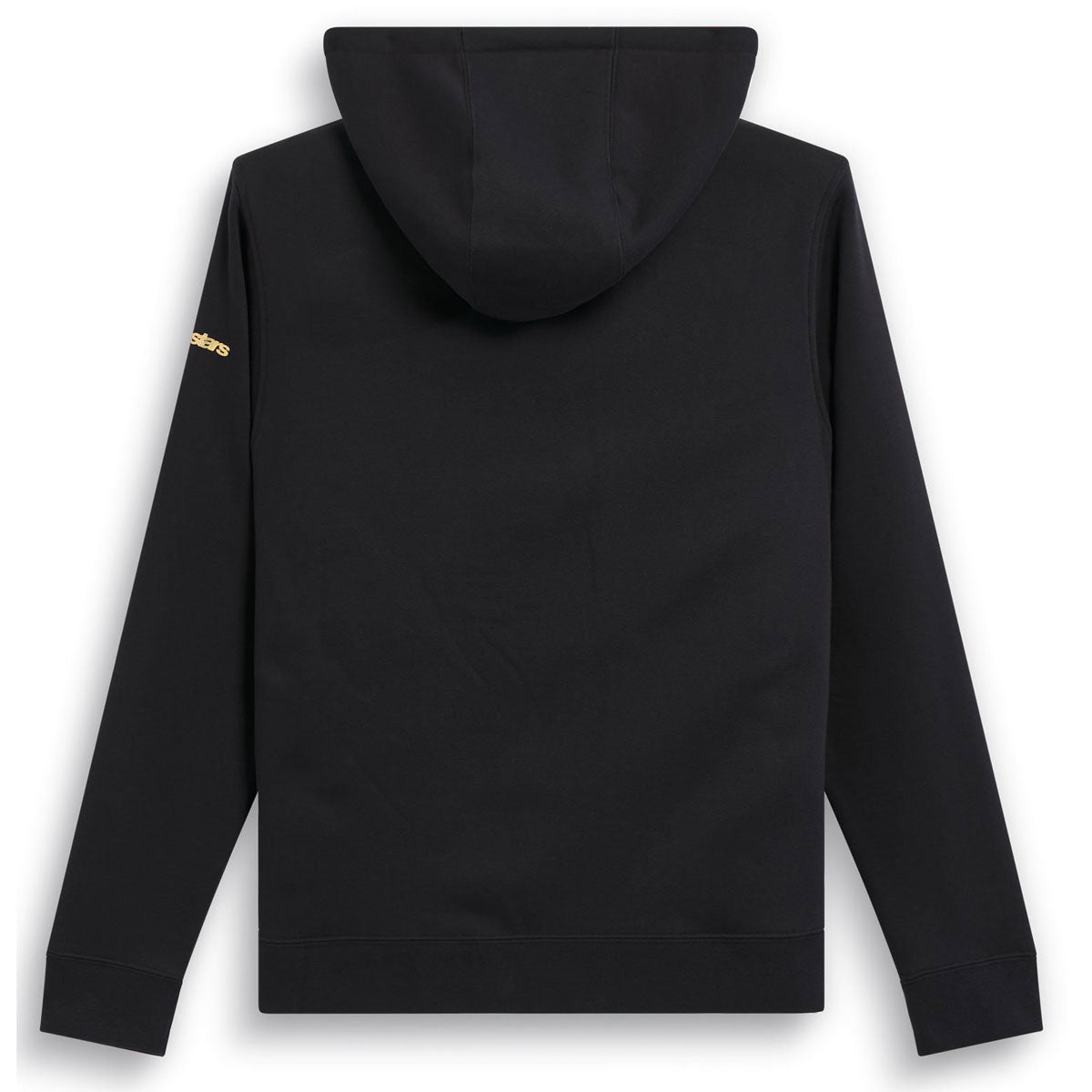 Alpinestars Gilded Casual Pullover Hoodie Black / Gold - FREE UK Shipping, FREE 365 Day Returns | Moto Central