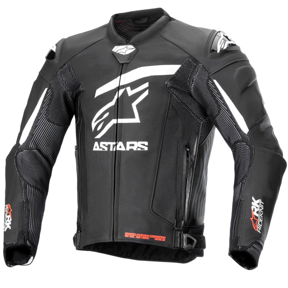 Alpinestars GP Plus R V4 Rideknit Leather Jacket Black / White