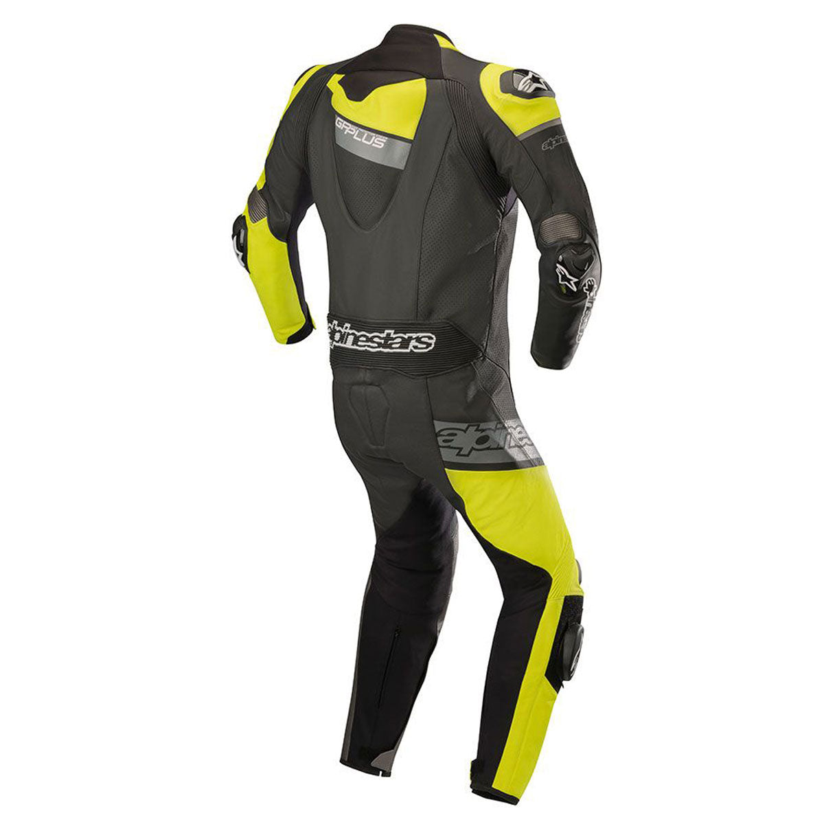 Alpinestars GP Plus Venom One Piece Leather Suit Black / White / Fluo Yellow